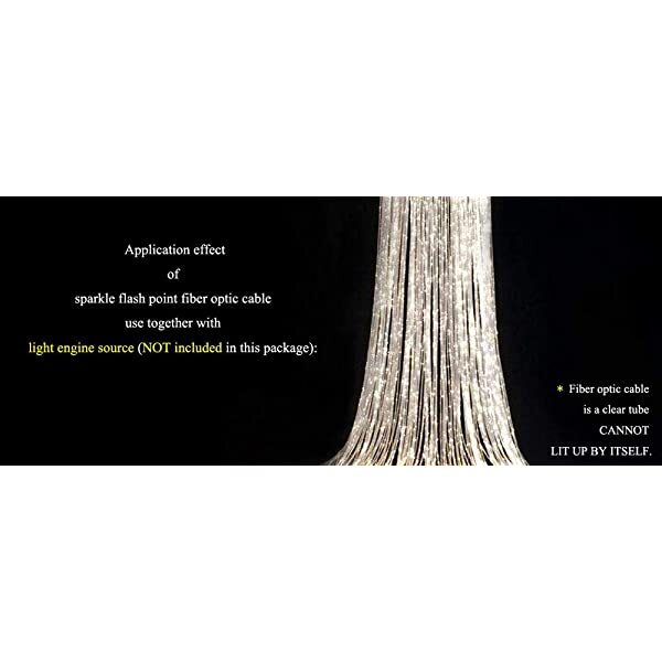 Side Twinkle Fiber Optic Cables for Sensory Lights & Curtain Lights