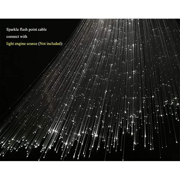 Side Twinkle Fiber Optic Cables for Sensory Lights & Curtain Lights