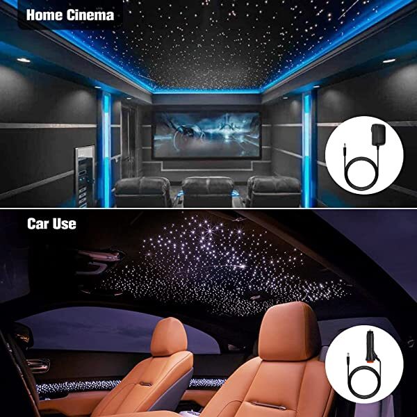 16W Twinkle Rolls Royce Starlight Headliner Kit, RGBW Rolls Royce Starlight Headliner Kit for Car Truck