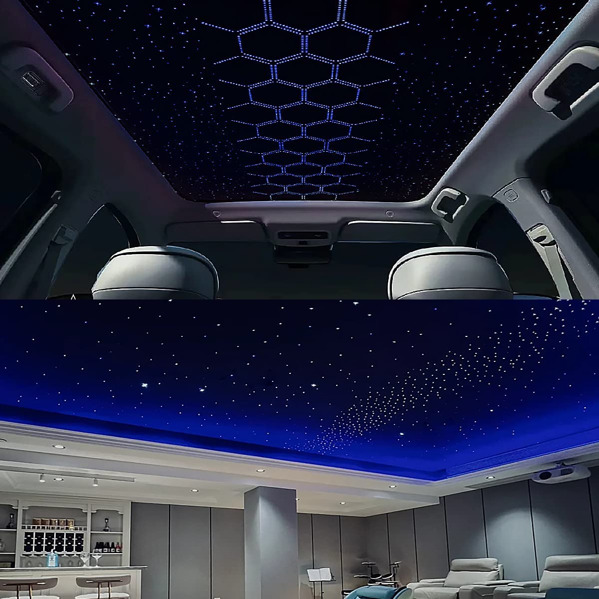 Smart 16W Rolls Royce Star Roof Lights for Car Truck SUV with Bluetooth App/Remote Control
