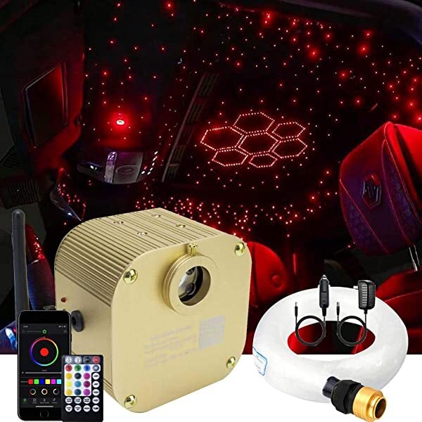 16W Twinkle Rolls Royce Starlight Headliner Kit, RGBW Rolls Royce Starlight Headliner Kit for Car Truck | RollsRoyceStarRoofLights.com