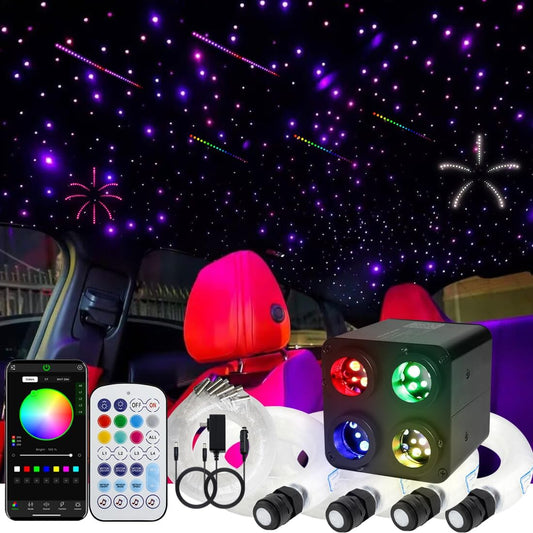 2 in 1 Twink and Meteor 4 Color 36W RGBW Starlight Headliner Kits | Chinly.shop