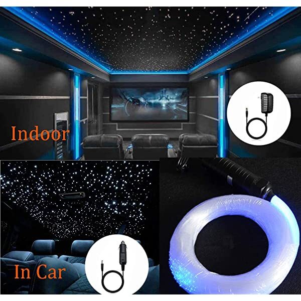 6W RGB Color Changing Rolls Royce Ceiling Lights with Bluetooth App/Remote Control & Music Activated